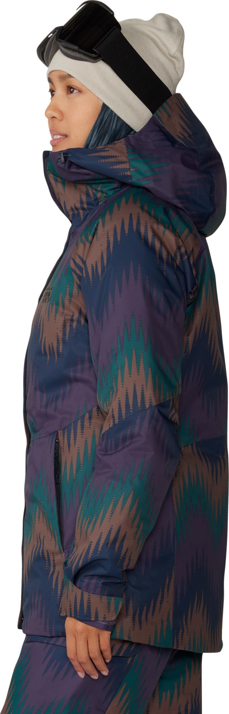 FireFall/2 Insulated Jacket - Womens - Blurple Zig Zag Print 4