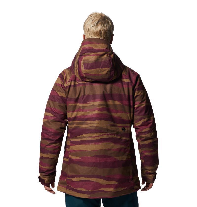 FireFall/2 Insulated Jacket - Womens - Cocoa Red Landscape Print 2