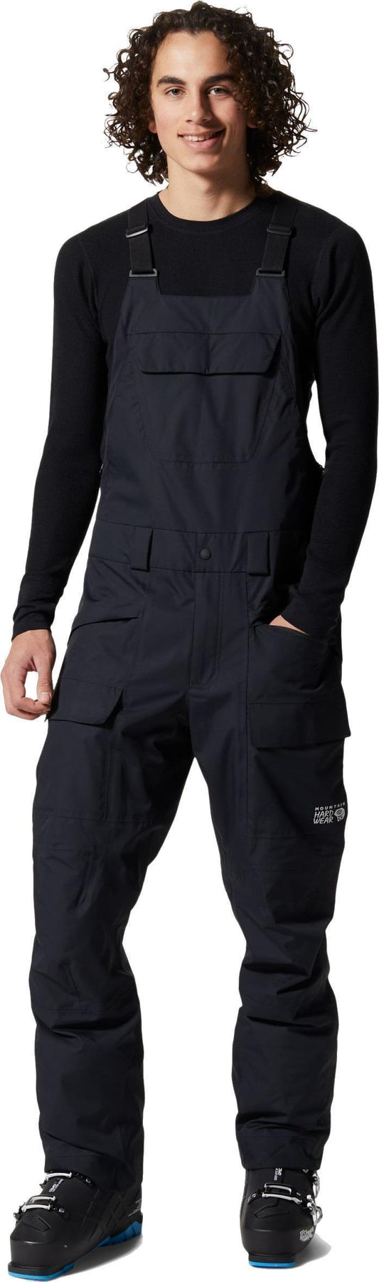 FireFall Bib, Reg - Mens - Black 1