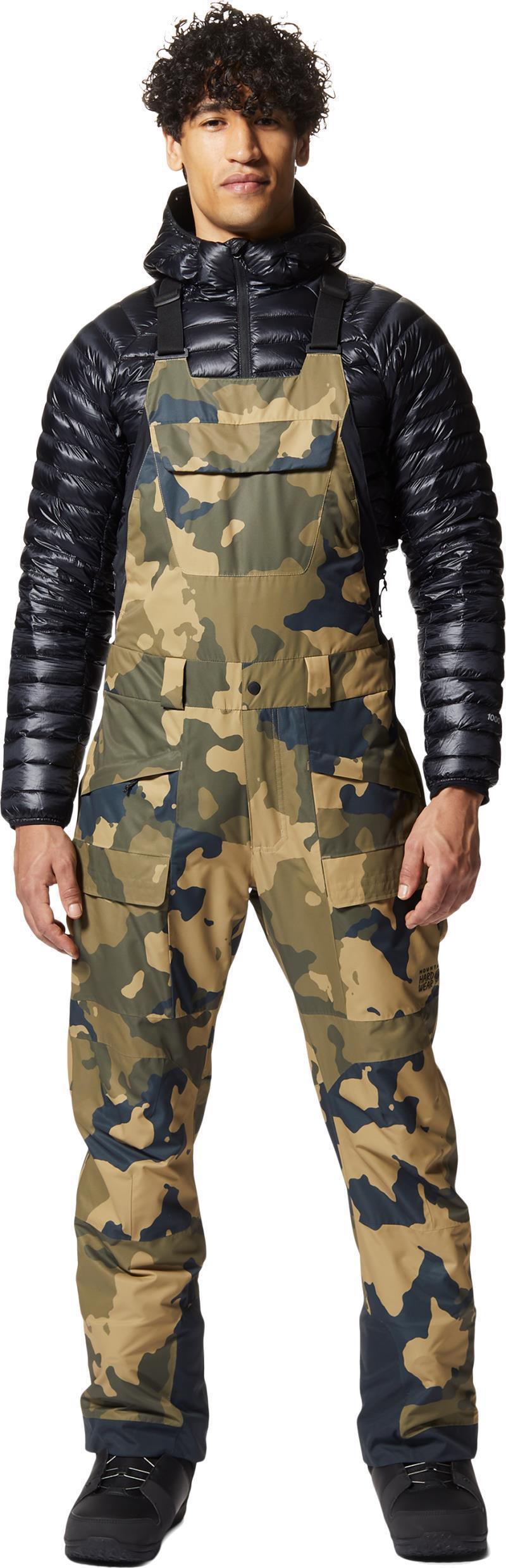 FireFall Bib, Short - Mens - Sandstorm / Pines Camo 1