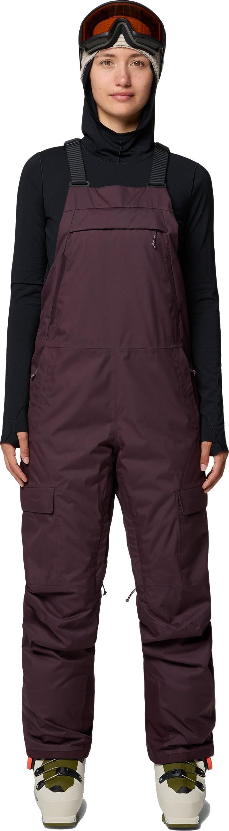 FireFall Bibs, Reg - Womens - deep mulberry shadowdye print 1