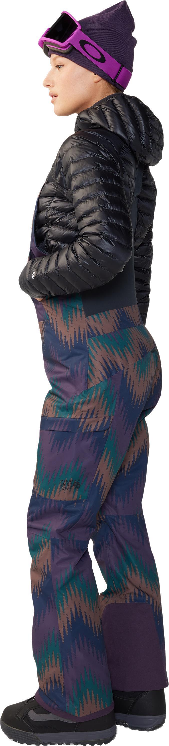 Firefall/2 Bib, Reg - Womens - Blurple Zig Zag Print 2