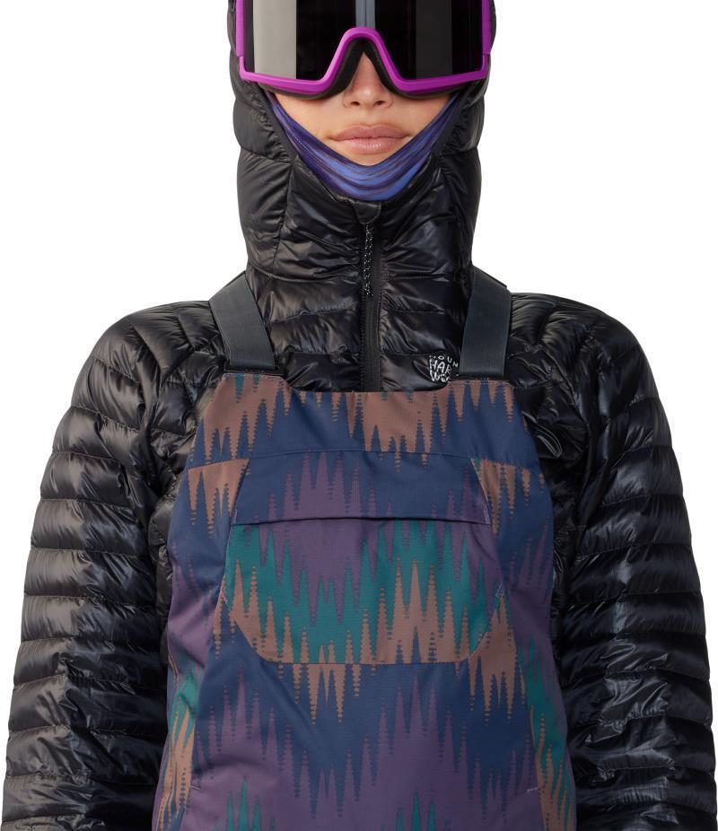 Firefall/2 Bib, Reg - Womens - Blurple Zig Zag Print 4
