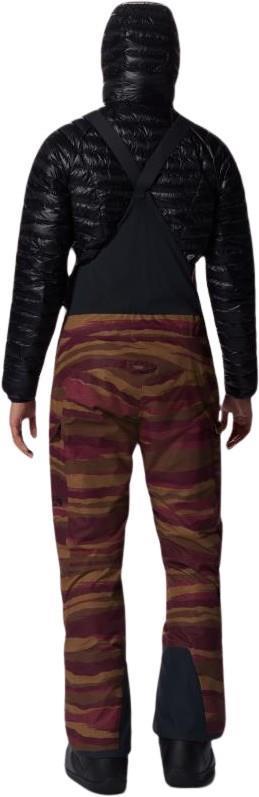 Firefall/2 Bib, Reg - Womens - Cocoa Red Landscape Print 2