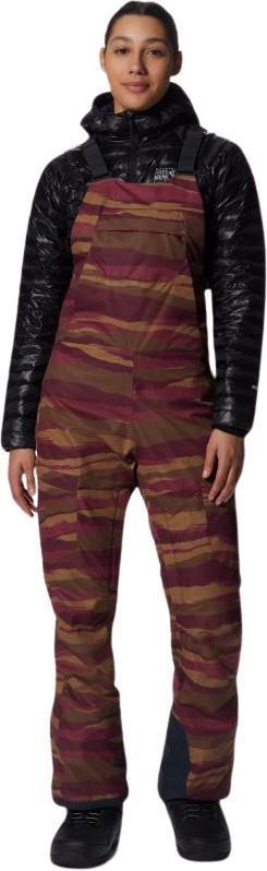 Firefall/2 Bib, Short - Womens - Cocoa Red Landscape Print 1