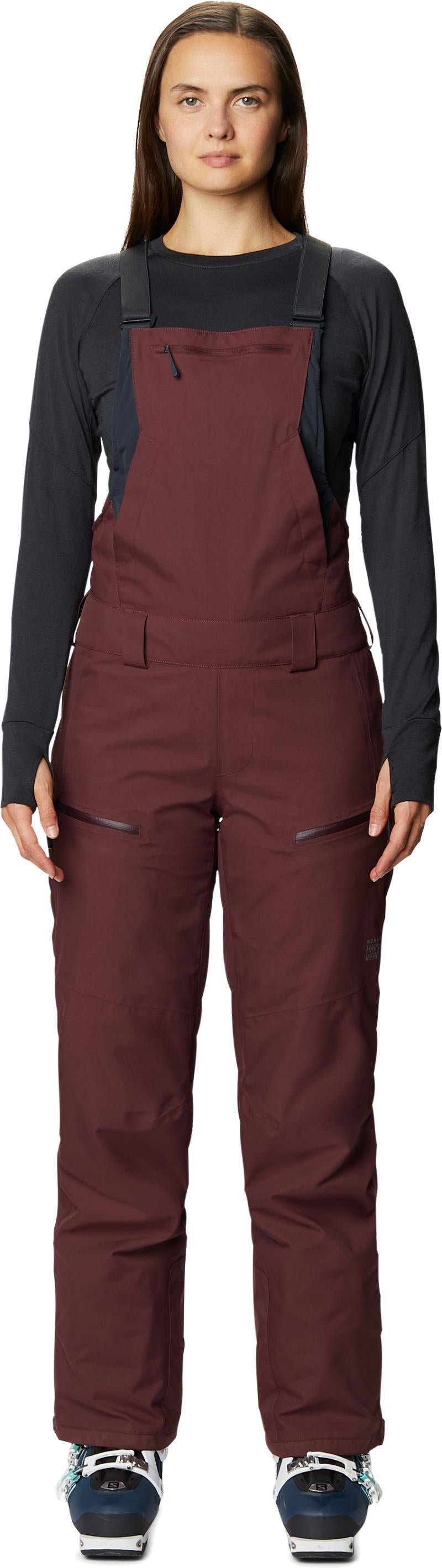 Firefall/2 Bib, Short - Womens - washed raisin 1