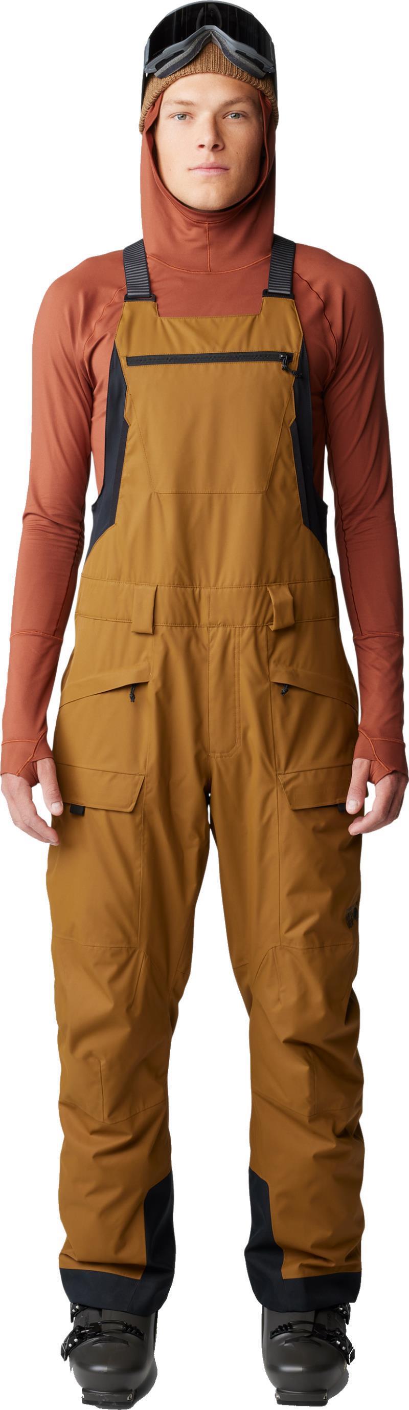 Firefall Bibs, Long - Mens - golden brown 1