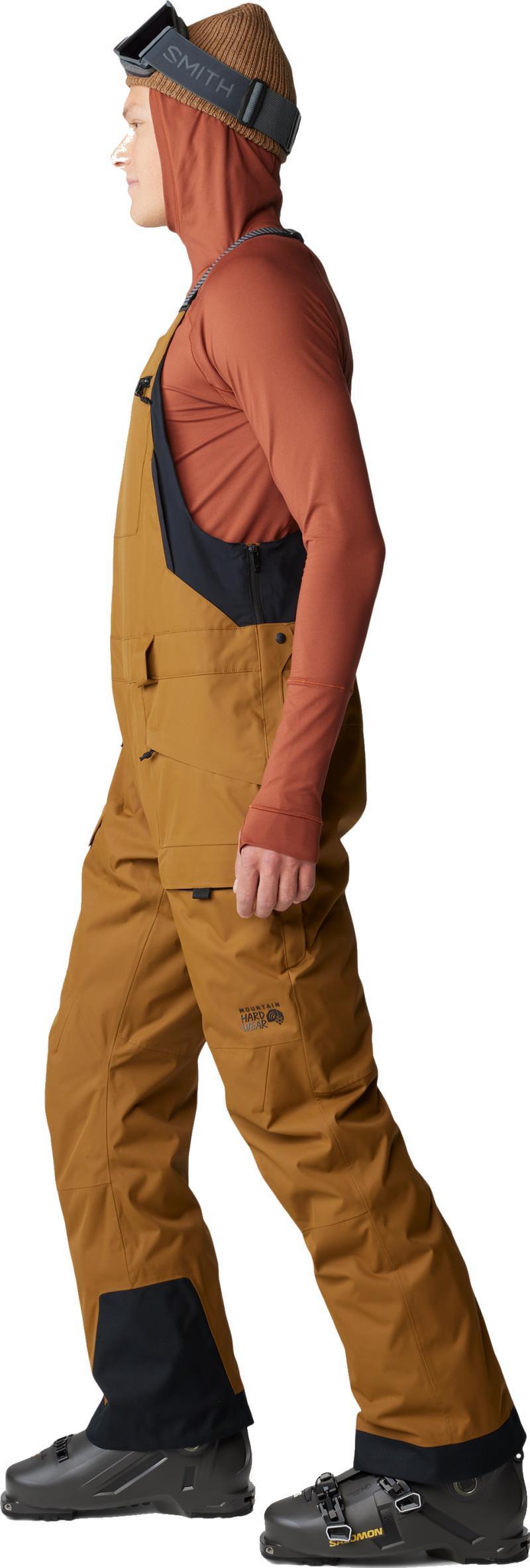 Firefall Bibs, Long - Mens - golden brown 1