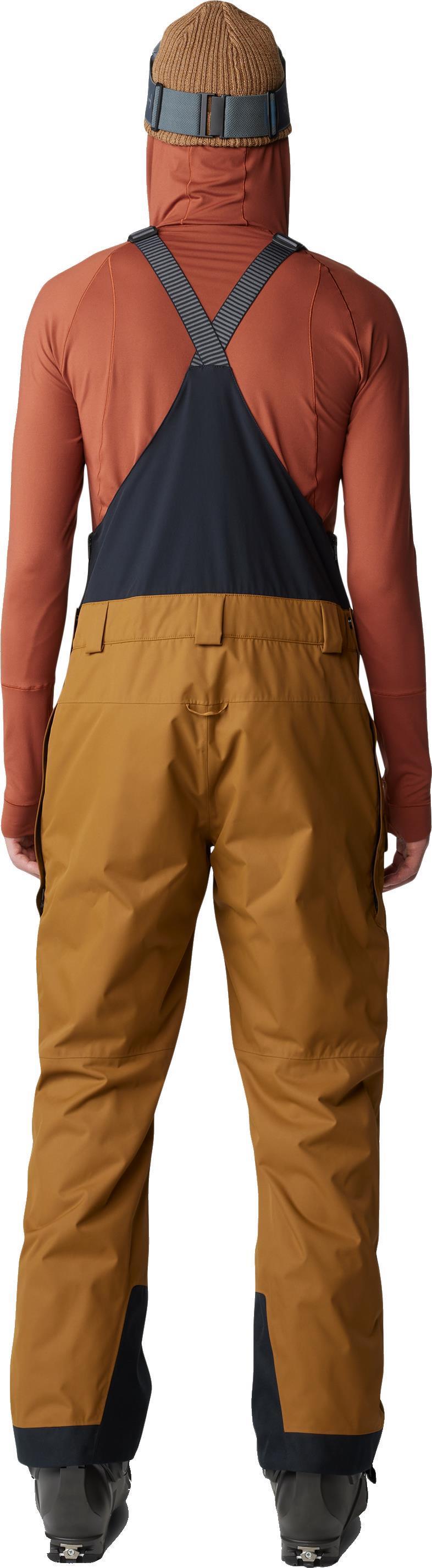 Firefall Bibs, Long - Mens - golden brown 1