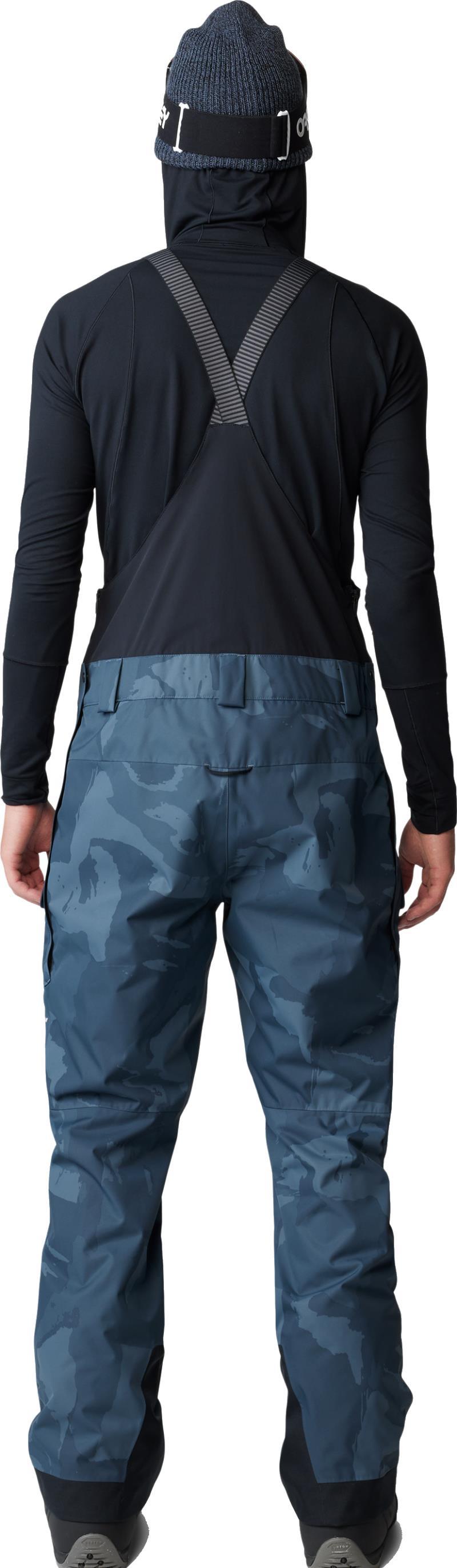 Firefall Bibs, Reg - Mens - moon blue snowdrifts print 1