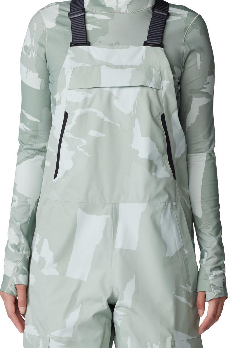 Firefall Bibs, Reg - Womens - White Sage Snowdrifts Print 4