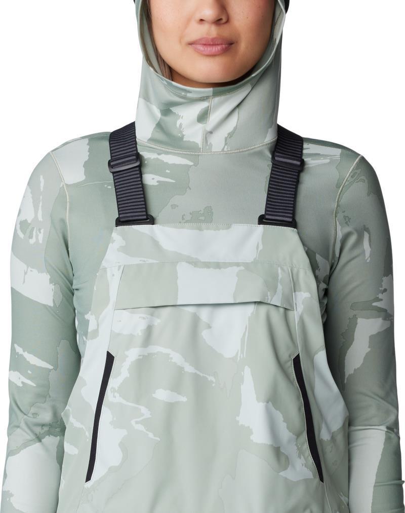 Firefall Bibs, Short - Womens - White Sage Snowdrifts Print 11