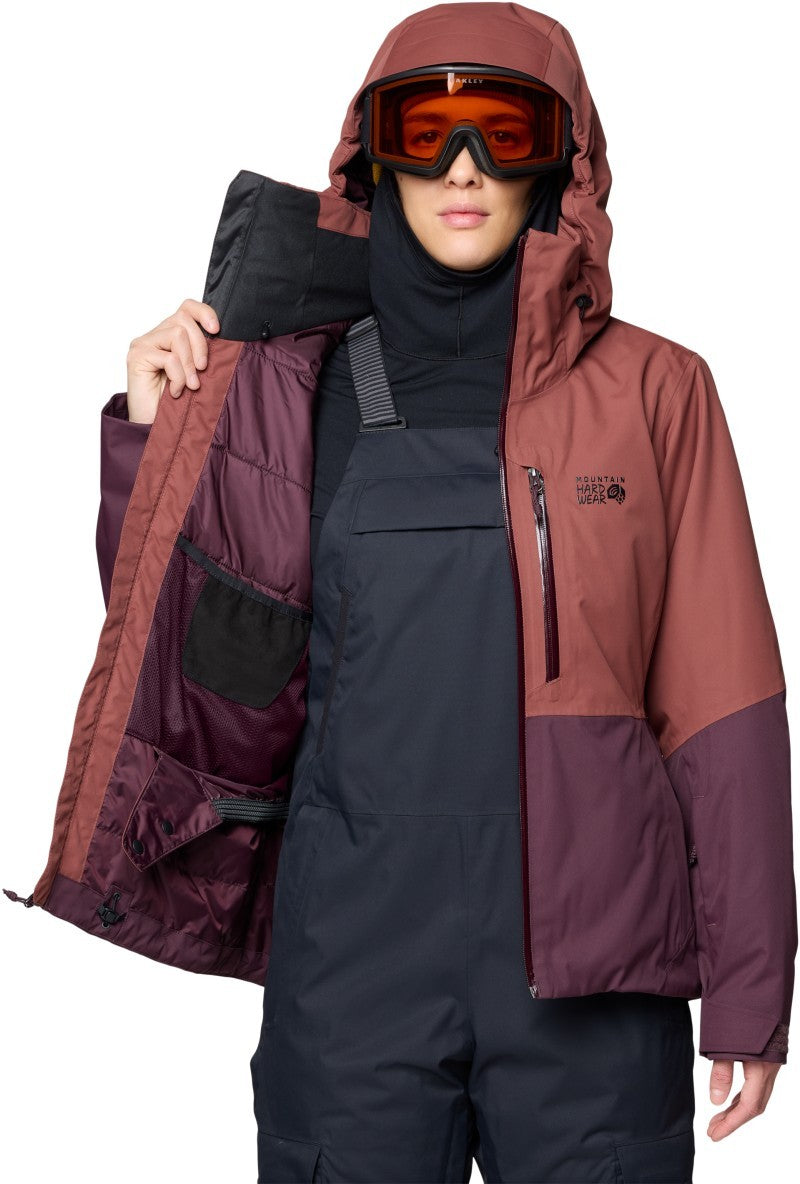Firefall Insulated Jacket - Womens - bourbon brown / blackberry 1