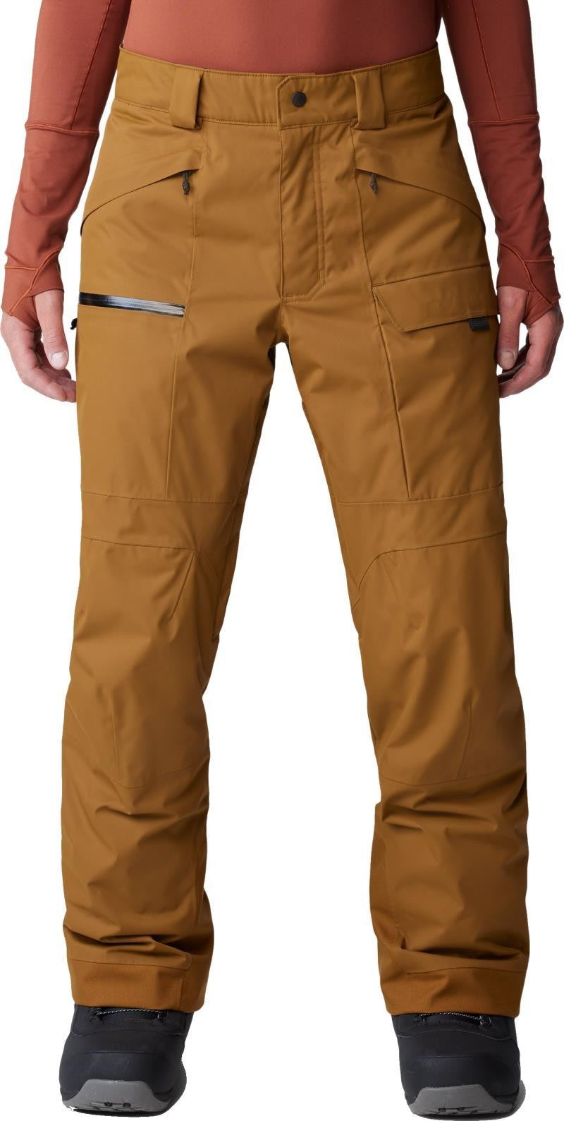 Firefall Insulated Pants, Short - Mens - golden brown 1