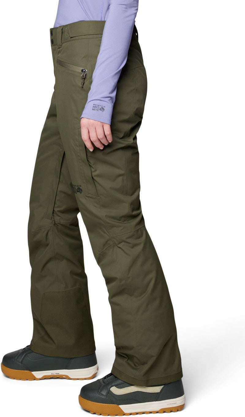 Firefall Insulated Pants, Short - Womens - dark pine 1