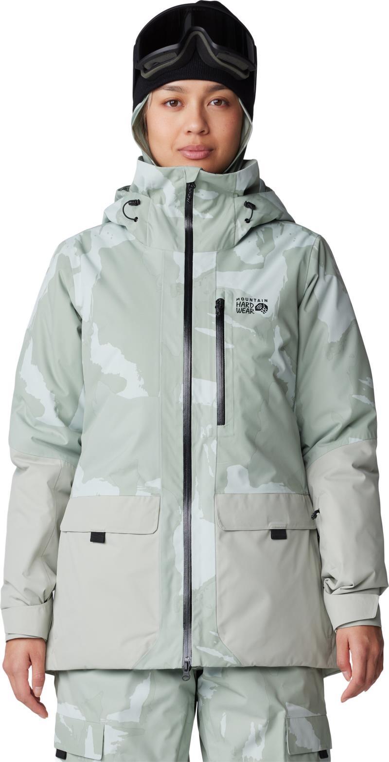 Firefall Insulated Parka - Womens - White Sage Snowdrifts Print 1