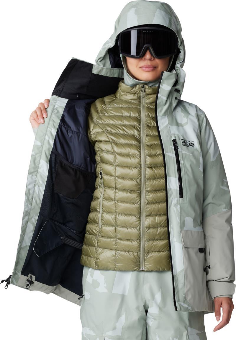 Firefall Insulated Parka - Womens - White Sage Snowdrifts Print 7