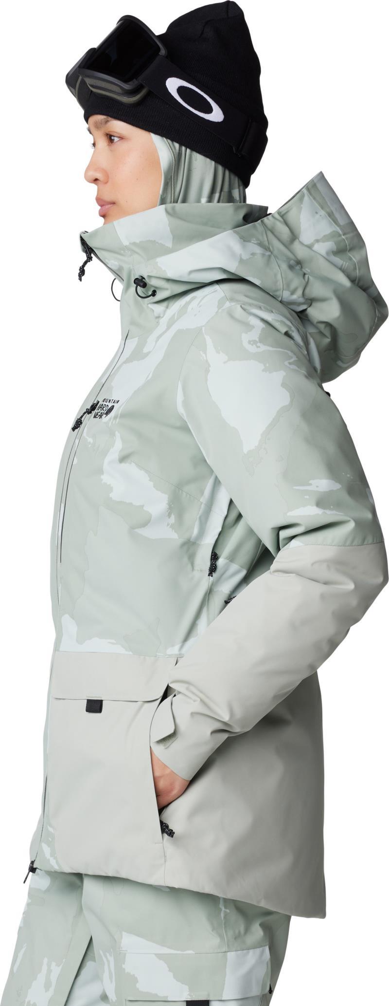 Firefall Insulated Parka - Womens - White Sage Snowdrifts Print 8