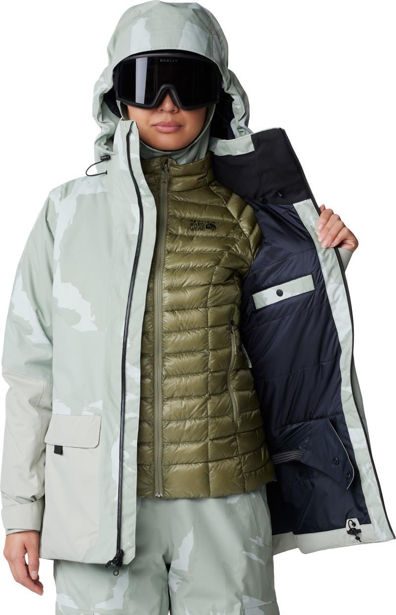 Firefall Insulated Parka - Womens - White Sage Snowdrifts Print 9