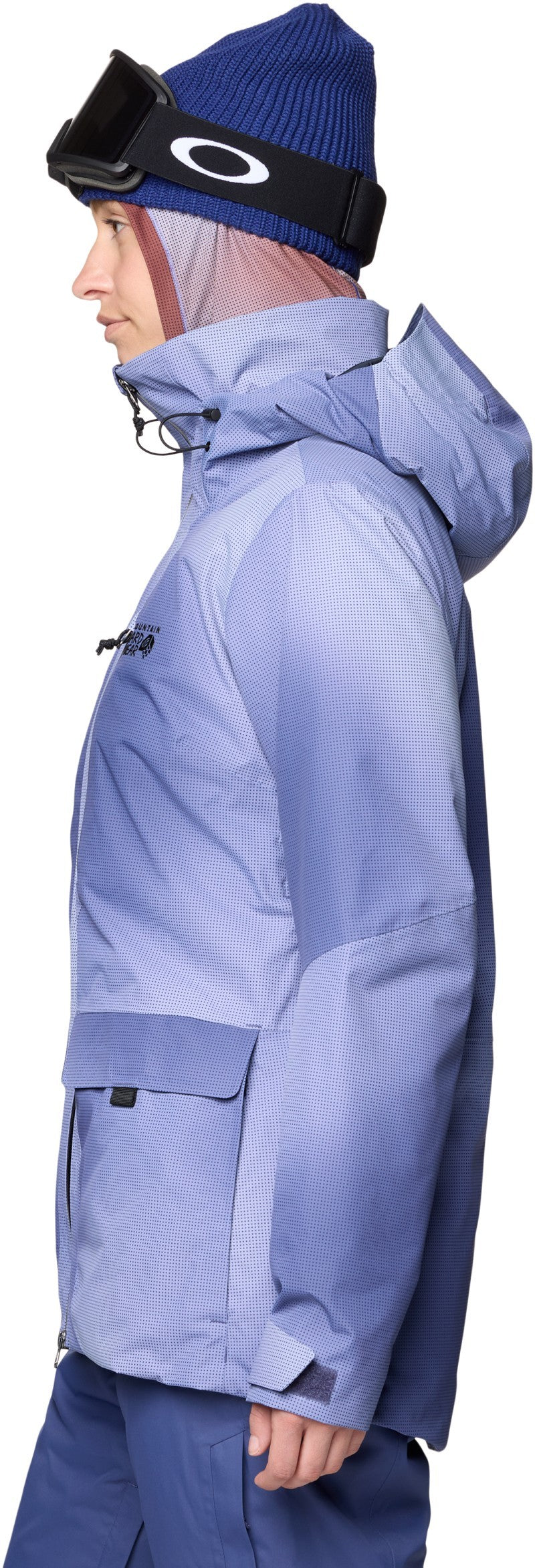 Firefall Insulated Parka - Womens - lapis dusk ombre print 1