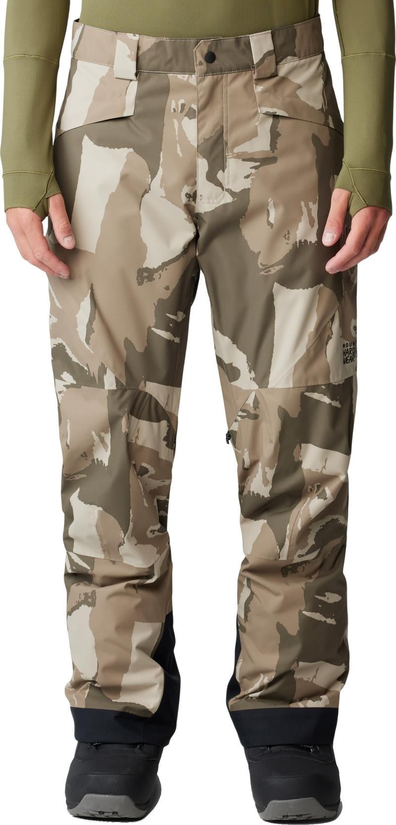 Firefall Pants, Short - Mens - badlands snowdrifts print 1