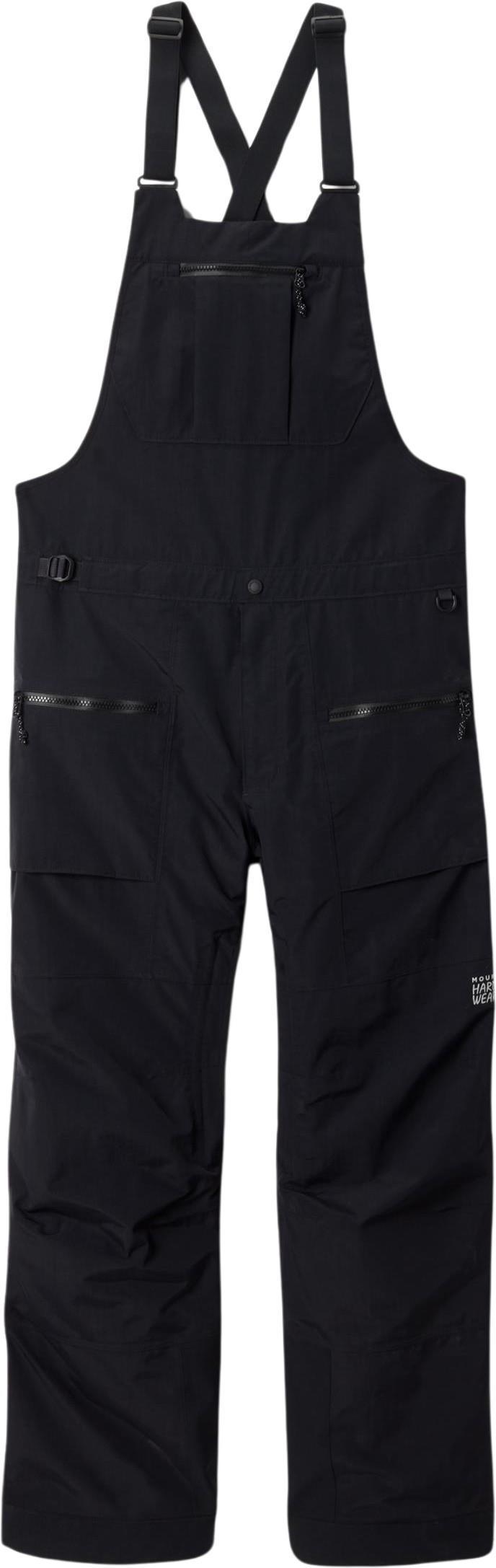 First Tracks Bib, Reg - Mens - Black 1