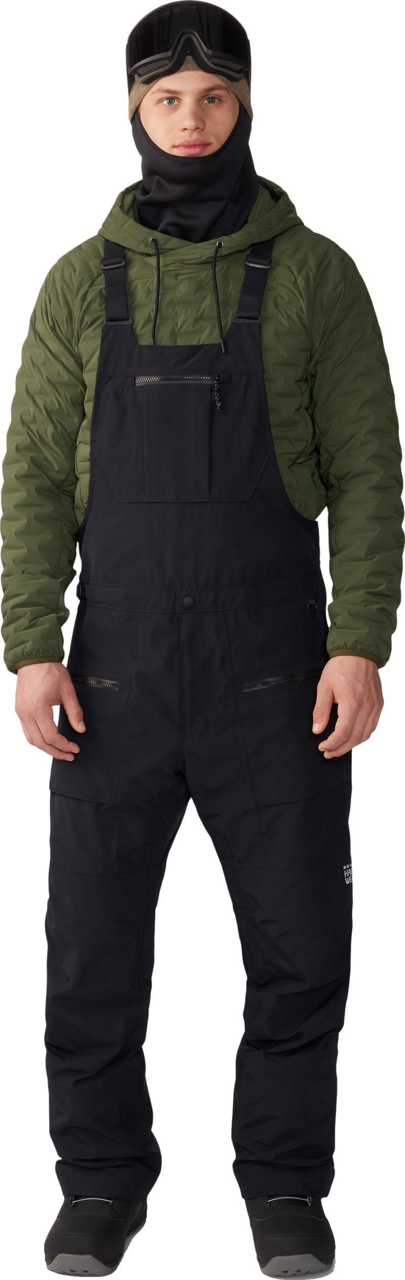 First Tracks Bibs, Long - Mens - black 1