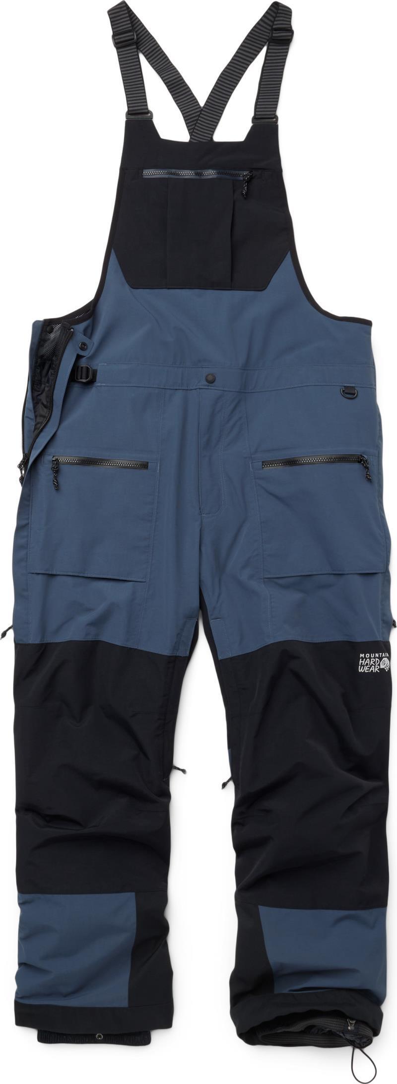 First Tracks Bibs, Reg - Mens - Moon Blue / Black 1