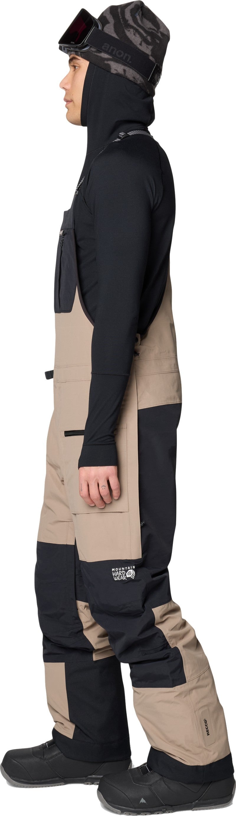 First Tracks Bibs, Reg - Mens - dunes / black 1