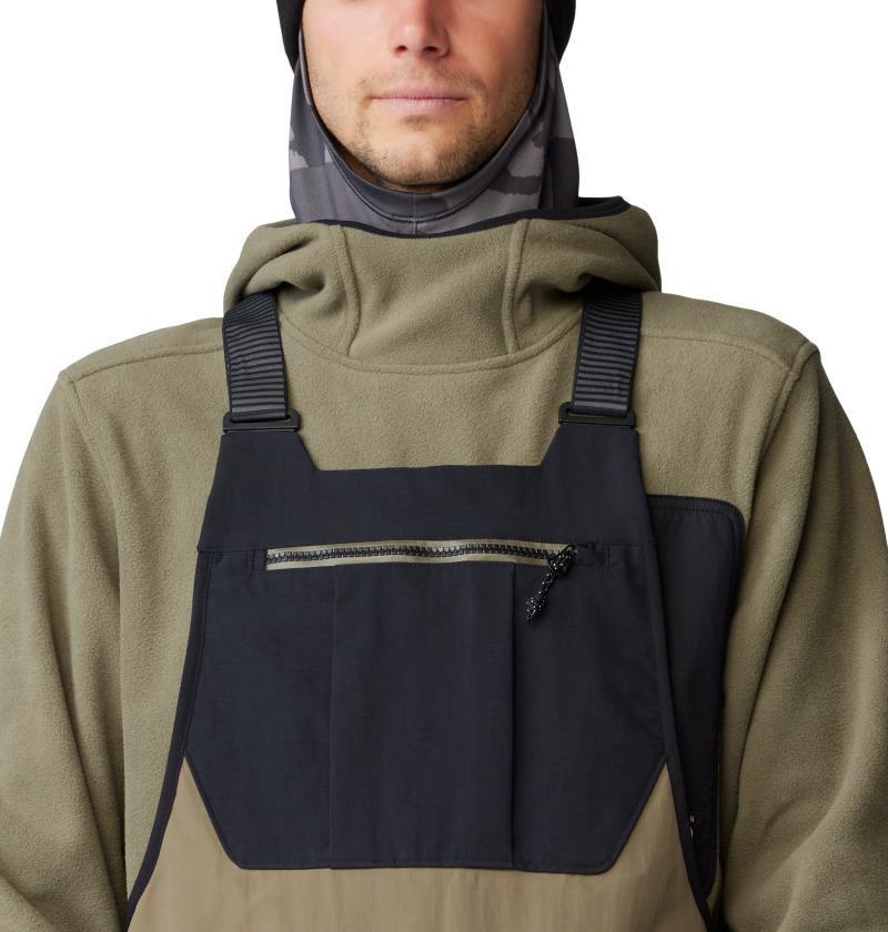 First Tracks Bibs, Short - Mens - Stone Green 7