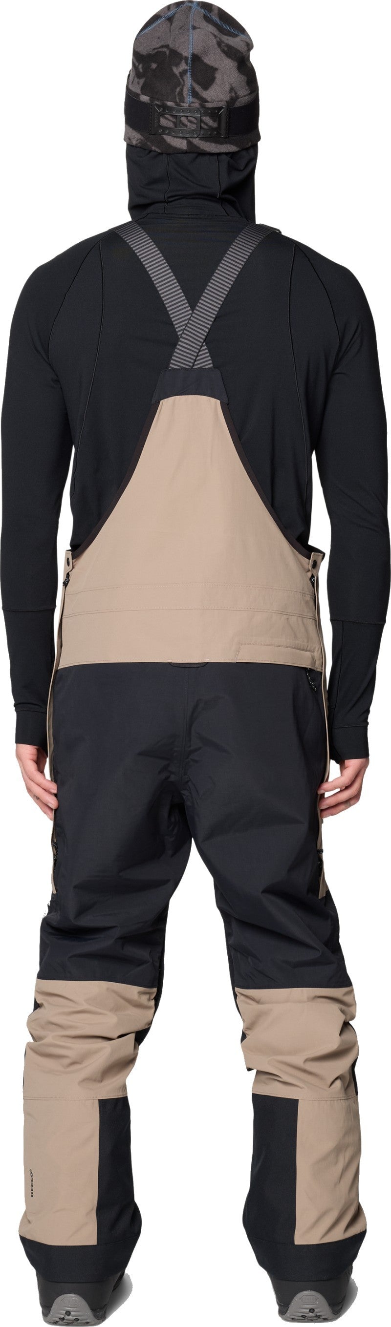 First Tracks Bibs, Short - Mens - dunes / black 1