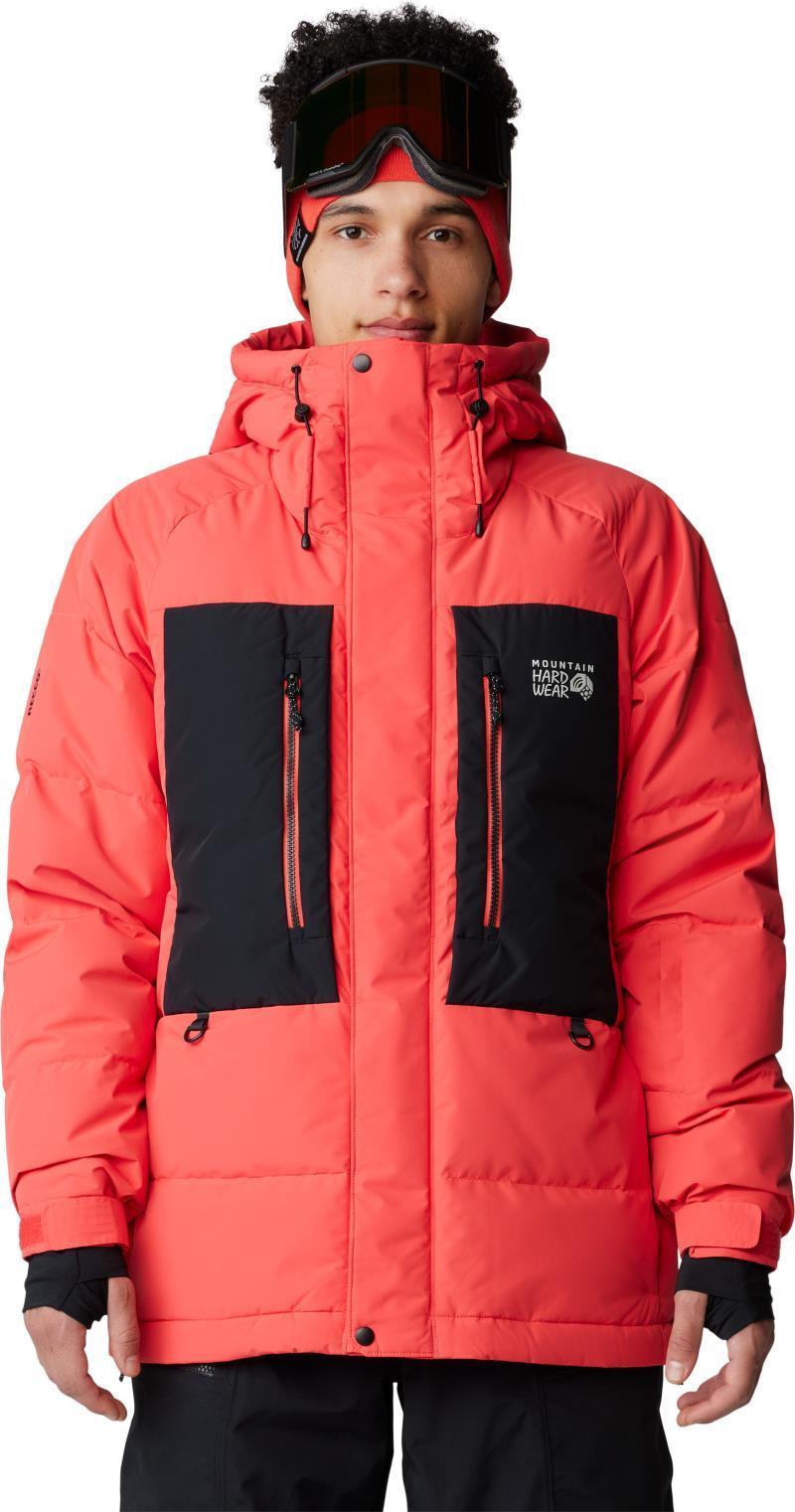 First Tracks Down Jacket - Mens - Solar Pink / Black 1