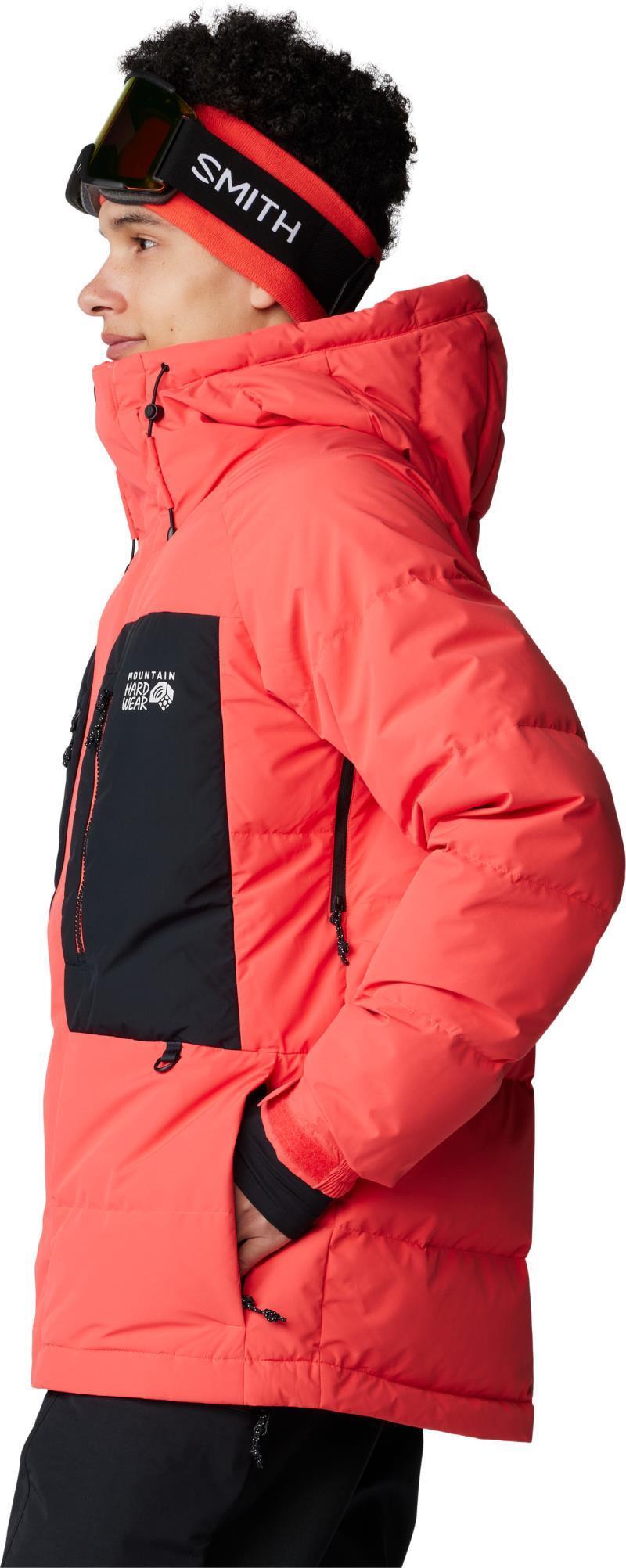 First Tracks Down Jacket - Mens - Solar Pink / Black 5