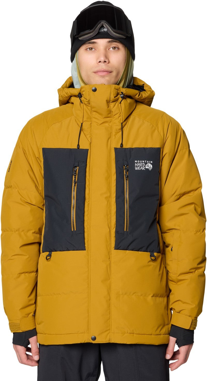 First Tracks Down Jacket - Mens - olive gold / black 1