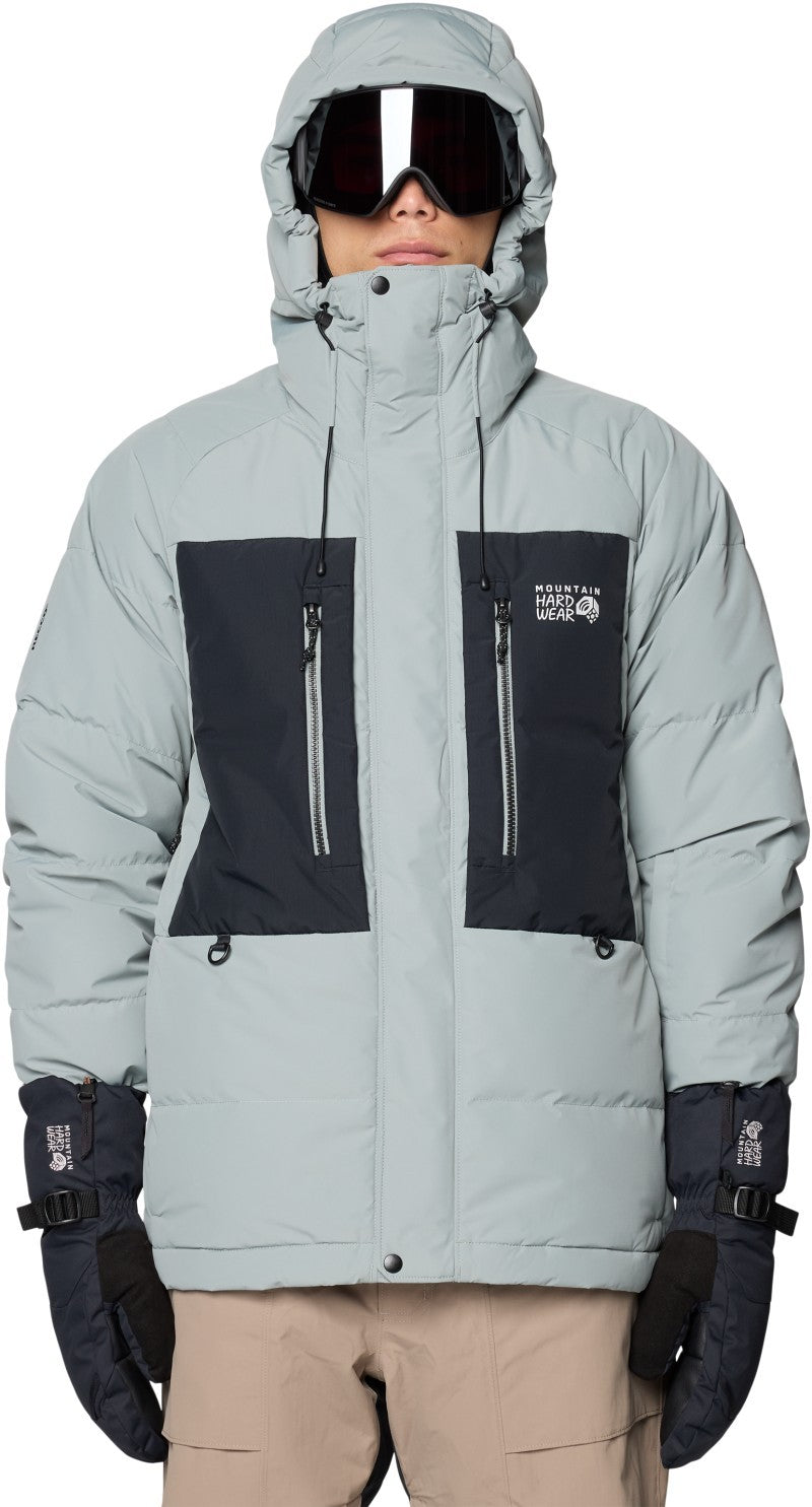 First Tracks Down Jacket - Mens - wet stone / black 1