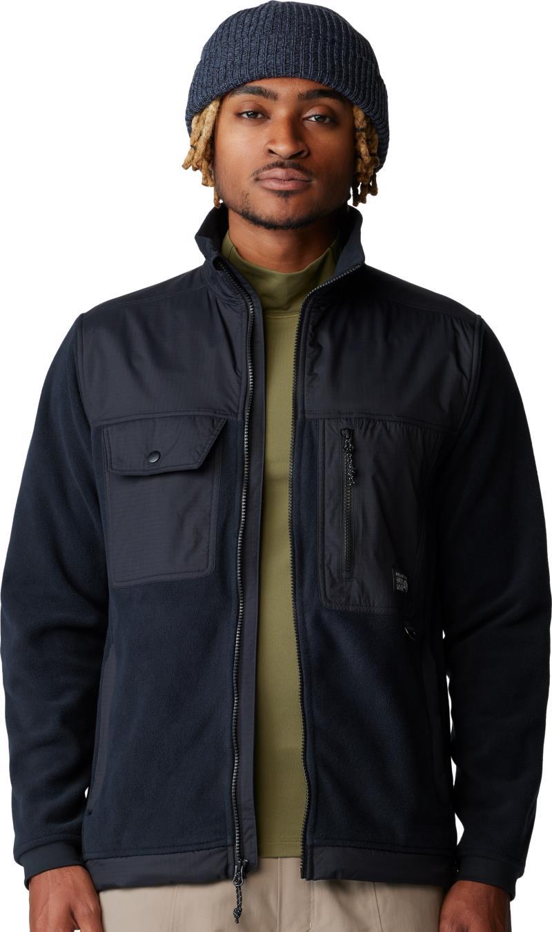 First Tracks Fleece Full Zip Jacket - Mens - Black 2