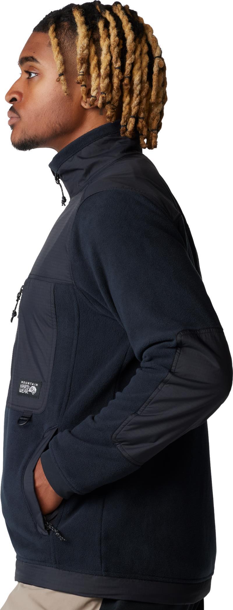First Tracks Fleece Full Zip Jacket - Mens - Black 3