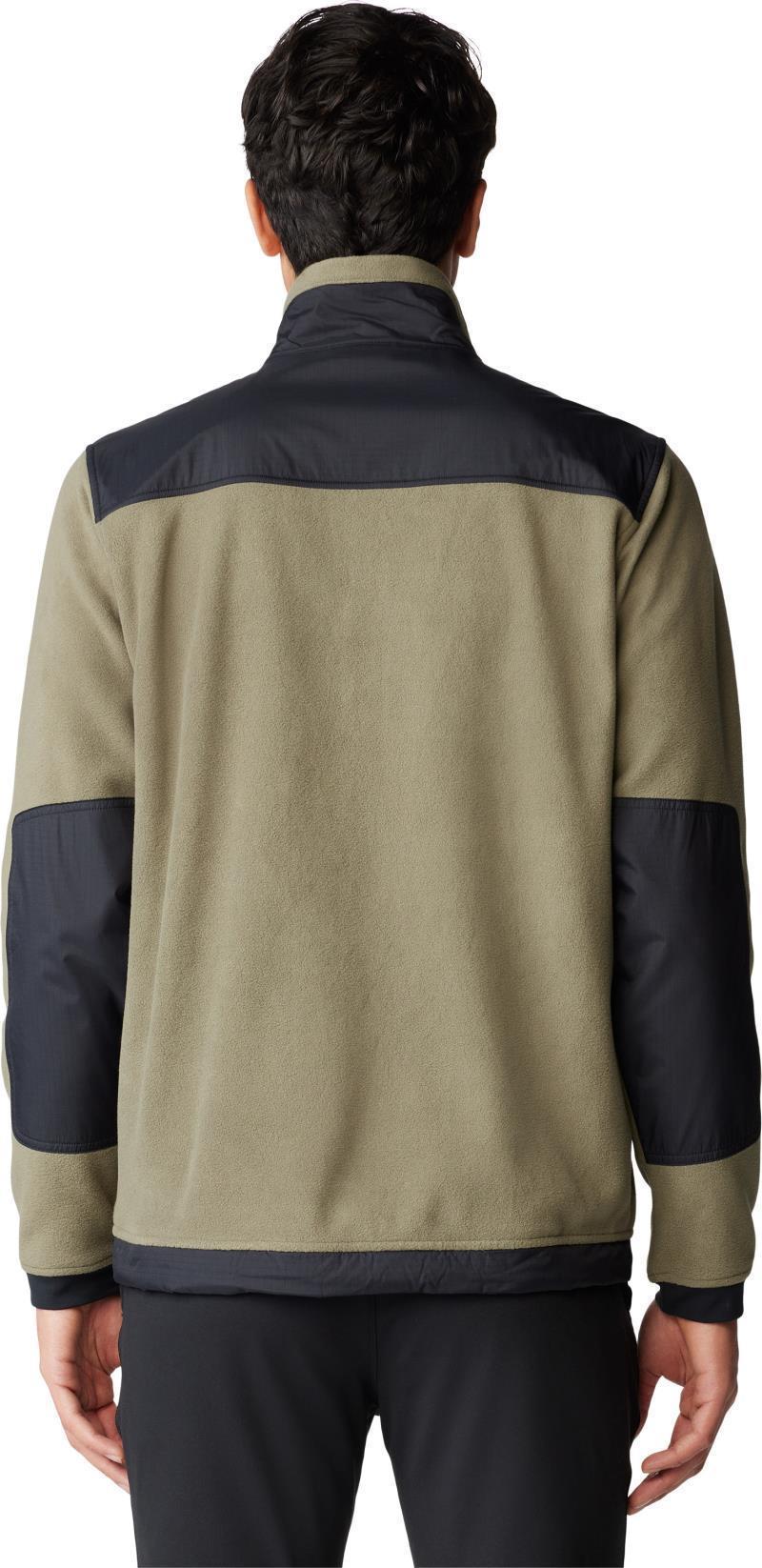 First Tracks Fleece Full Zip Jacket - Mens - Stone Green / Black 2