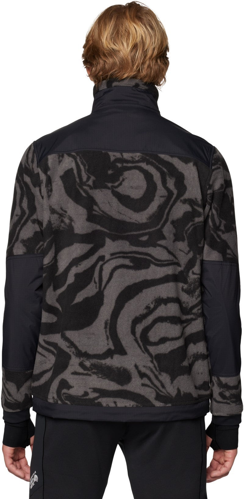 First Tracks Fleece Full Zip Jacket - Mens - volcanic rockstrata / black 1