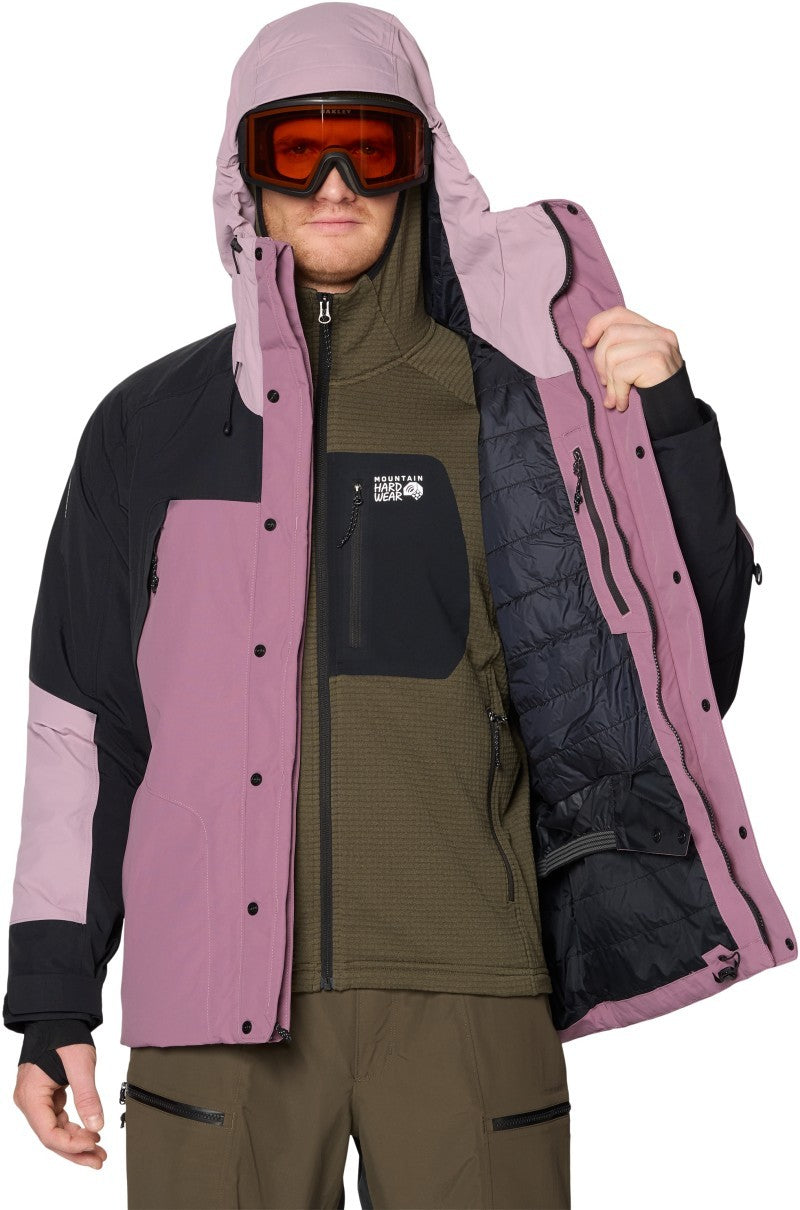 First Tracks Insulated Jacket - Mens - dark daze / daze / black 1