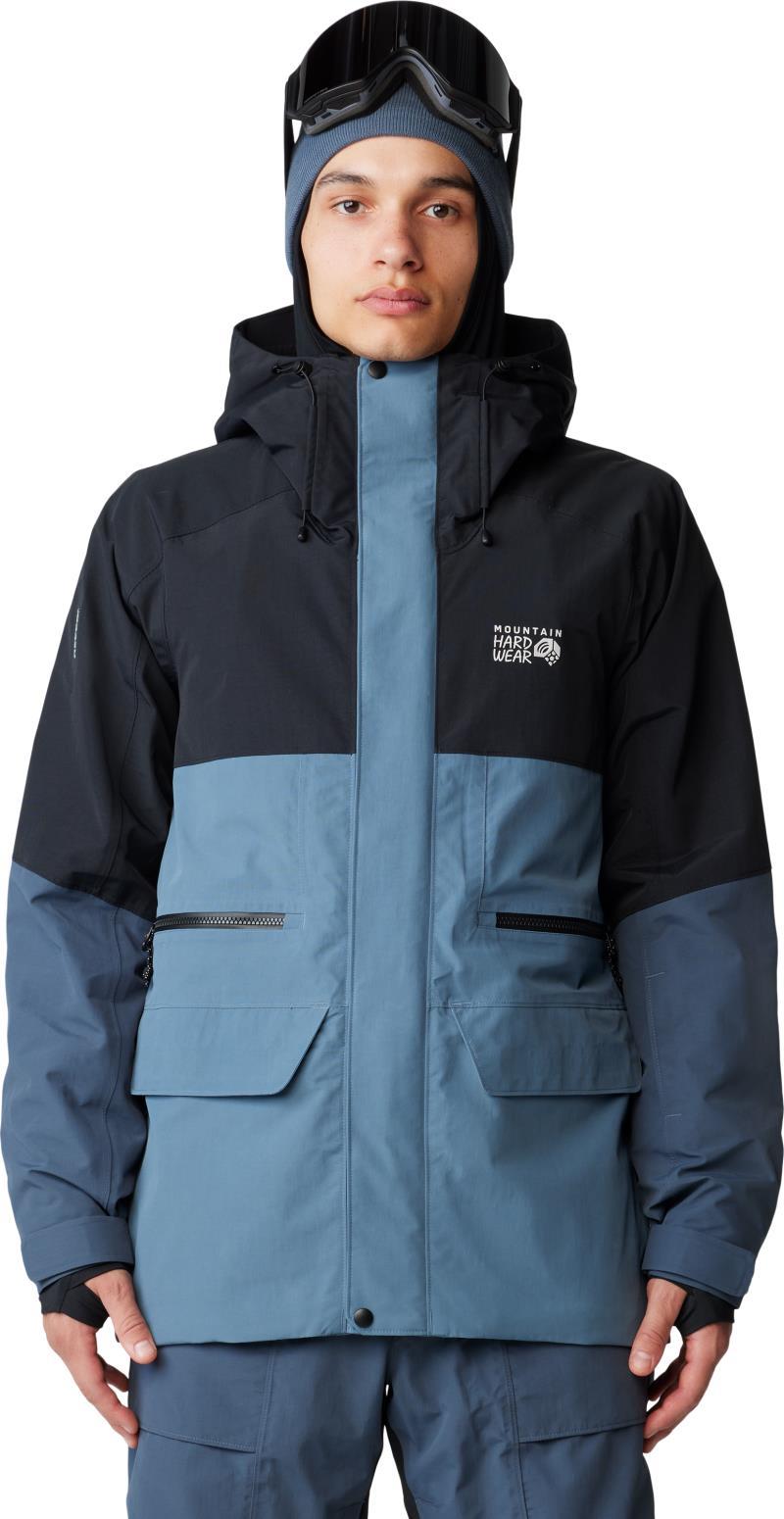 First Tracks Jacket - Mens - adriatic blue / moon blue / black 1