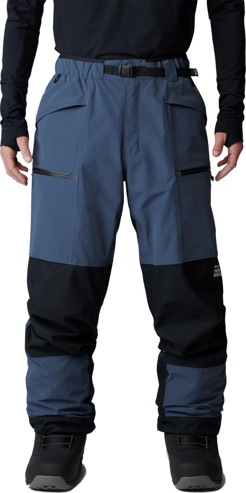 First Tracks Pants, Short - Mens - moon blue / black 1
