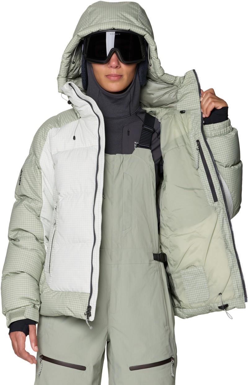 Flow Factor Down Jacket - Womens - silt grey / gamma grey 1