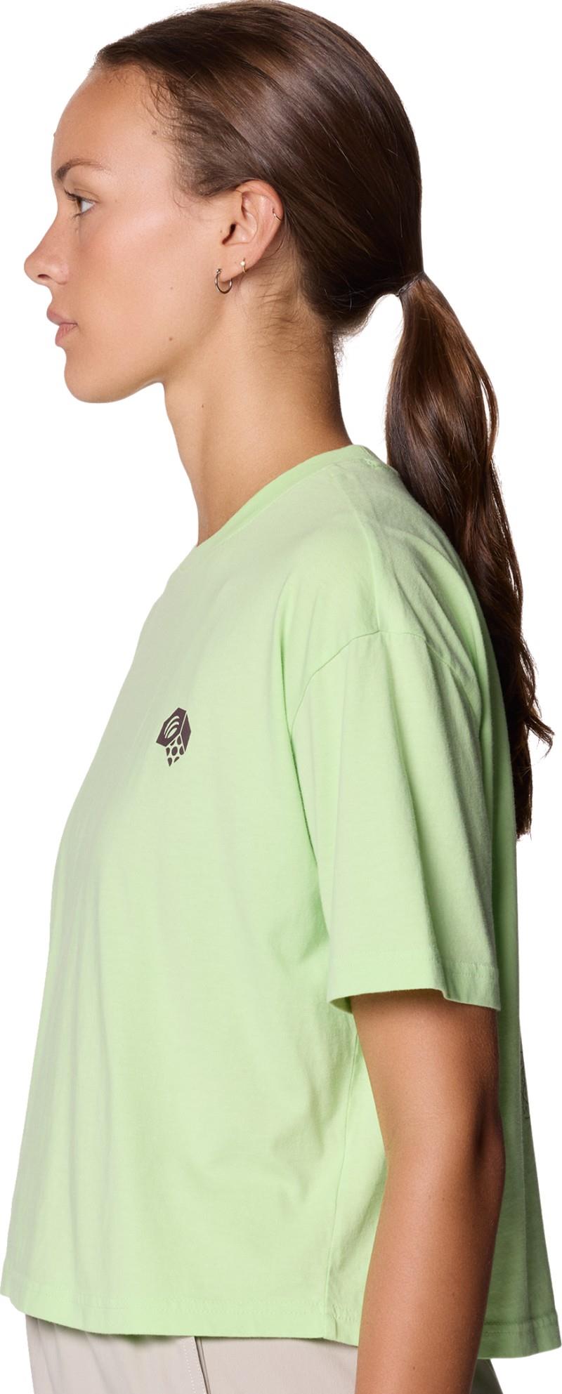 Fossils Boxy Crop - Womens - frozen in lime 1