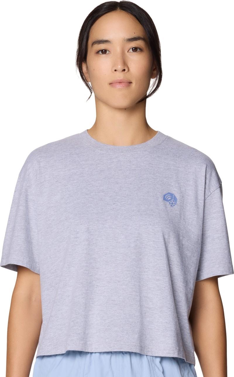 Fossils Boxy Crop - Womens - hardwear grey heather 1