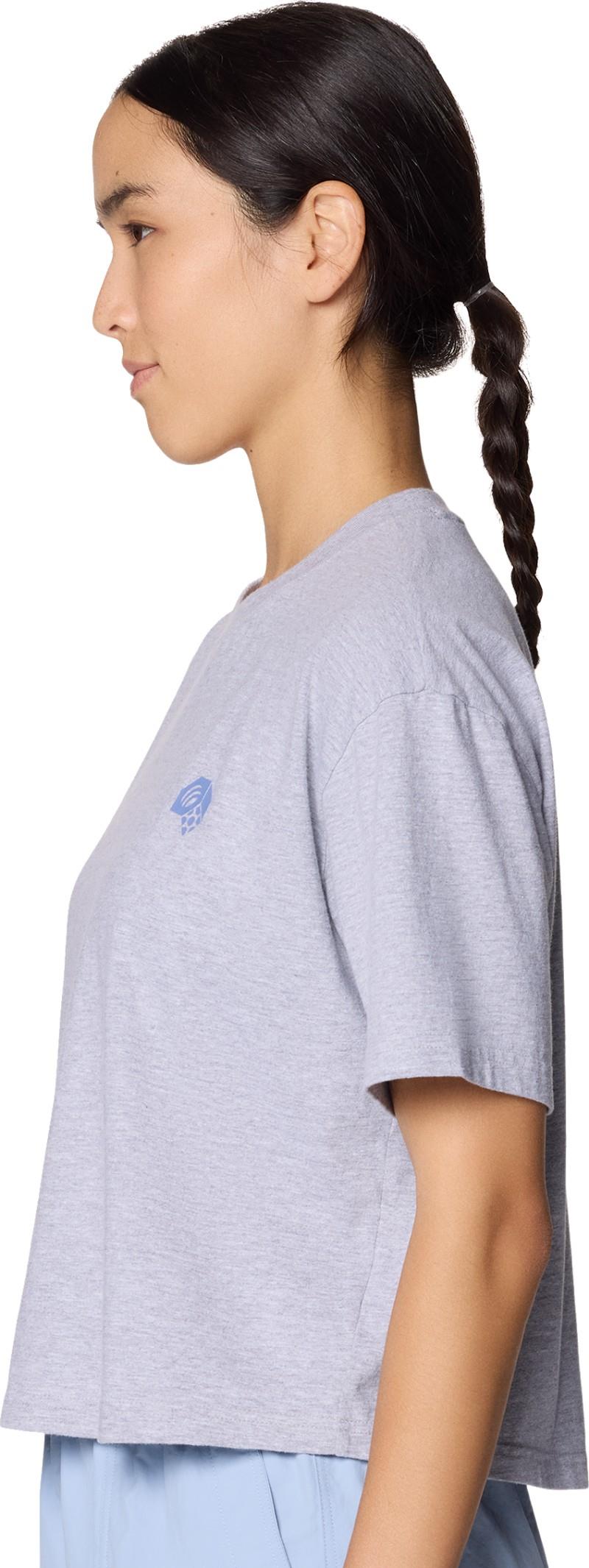 Fossils Boxy Crop - Womens - hardwear grey heather 1