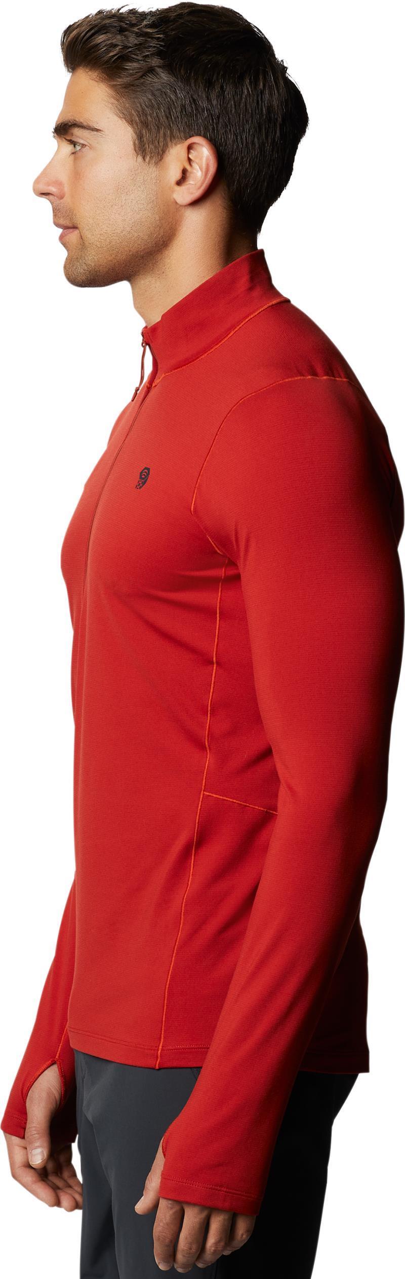 Ghee LS 1/2 Zip - Mens - Desert Red 3