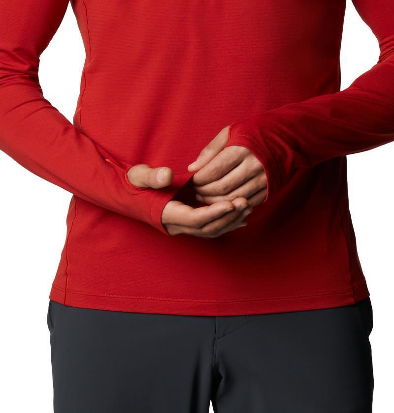 Ghee LS 1/2 Zip - Mens - Desert Red 5