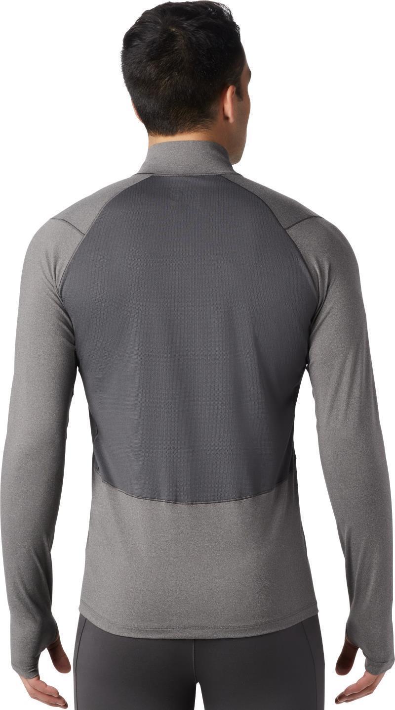 Ghee LS 1/2 Zip - Mens - Heather Shark 2