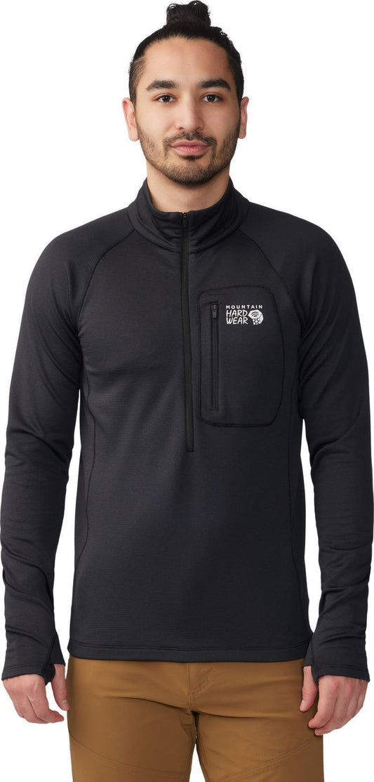 Glacial Trail Half Zip - Mens - Black 1